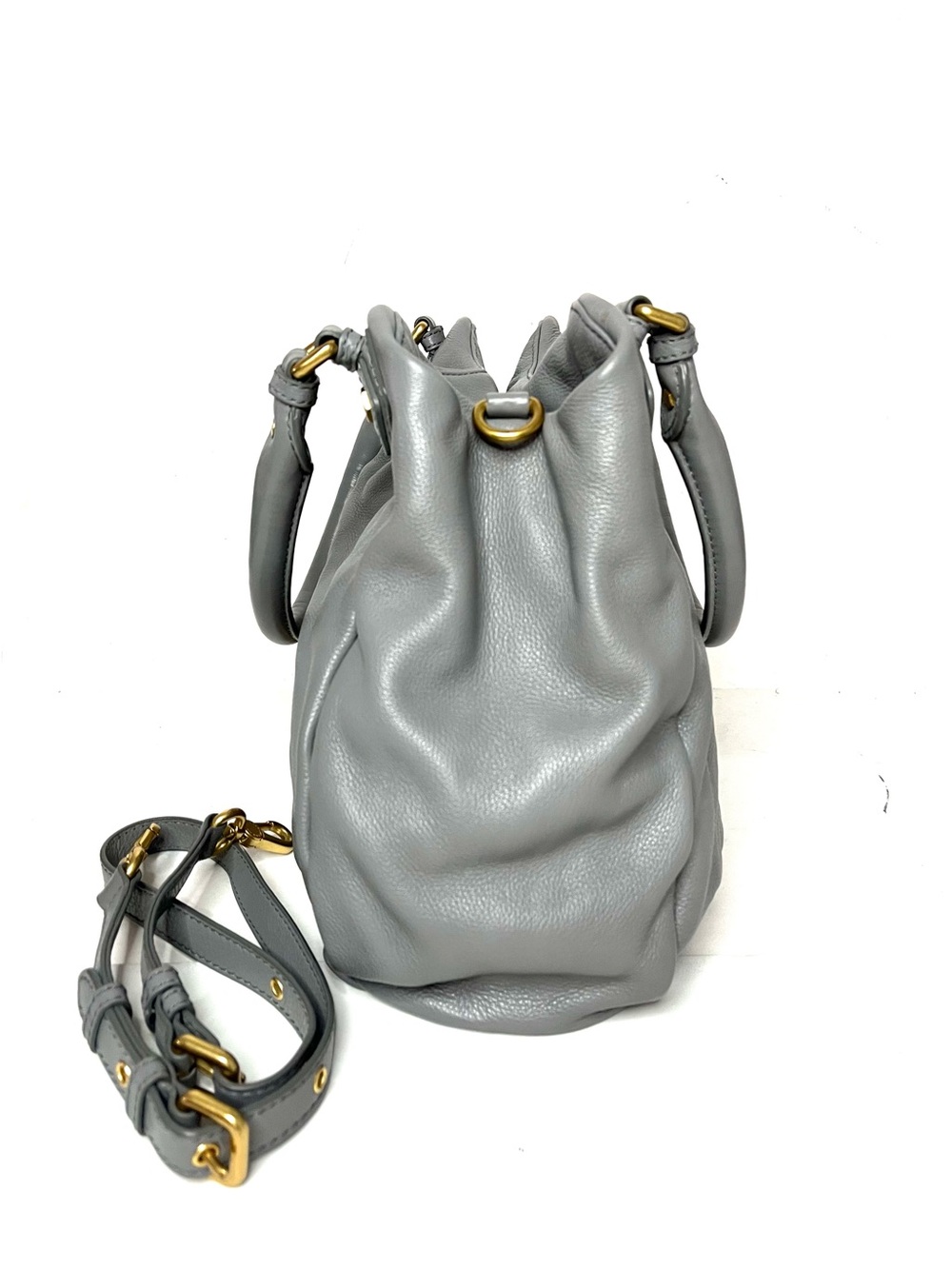 Marc by Marc Jacobs Classic Q Francesca Tote in Gray Leather - Picture 5 of 13